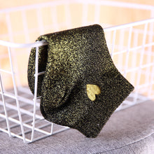 Load image into Gallery viewer, Shiny filigree ladies boat socks - WAlMYe #