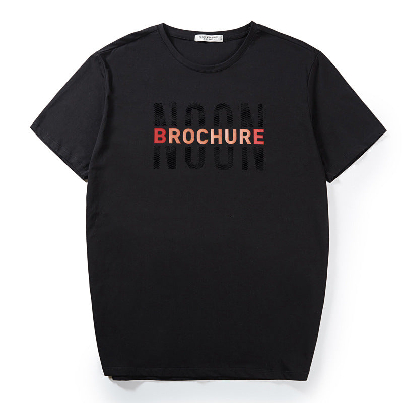 Fashion Plus Fattening Men's Fat Short Sleeve T-shirt - WAlMYe #