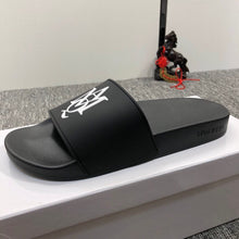 Load image into Gallery viewer, PVC Cartoon Black Cute Male Non-slip Slippers - WAlMYe #