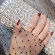 Load image into Gallery viewer, Index Finger Diamond Ring Light Luxury Zircon Double Heart Ring - WAlMYe #