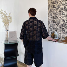 Load image into Gallery viewer, Men's Fashion Sexy Loose Lace Shirt Top - WAlMYe #