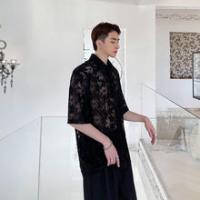 Load image into Gallery viewer, Men's Fashion Sexy Loose Lace Shirt Top - WAlMYe #
