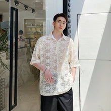 Load image into Gallery viewer, Men's Fashion Sexy Loose Lace Shirt Top - WAlMYe #