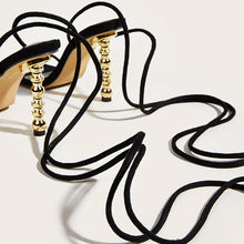 Load image into Gallery viewer, Square Head Sticky Rubber Shoes With High Heels - WAlMYe #