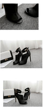 Load image into Gallery viewer, Roman Style Fish Mouth High-Top Sandals Fashion High-Heeled Sandals Women - WAlMYe #