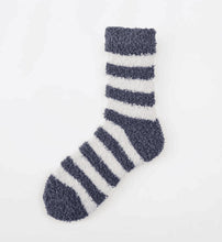 Load image into Gallery viewer, Coral Fleece Autumn And Winter Stripes In Tube Socks - WAlMYe #