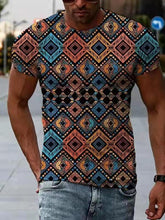 Load image into Gallery viewer, Printed Youth Collarless Sports Summer Color World Thin Short Sleeved T Shirt - WAlMYe #