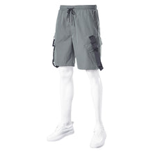 Load image into Gallery viewer, Men's New Solid Color Casual Overalls Shorts Five Minutes Pants - WAlMYe #