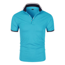 Load image into Gallery viewer, Men's POLO Shirt Short Sleeve T-Shirt Lapel Solid Color - WAlMYe #