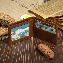 Load image into Gallery viewer, Men Wallet Horizontal Fashion Cephalic Layer Leather - WAlMYe #