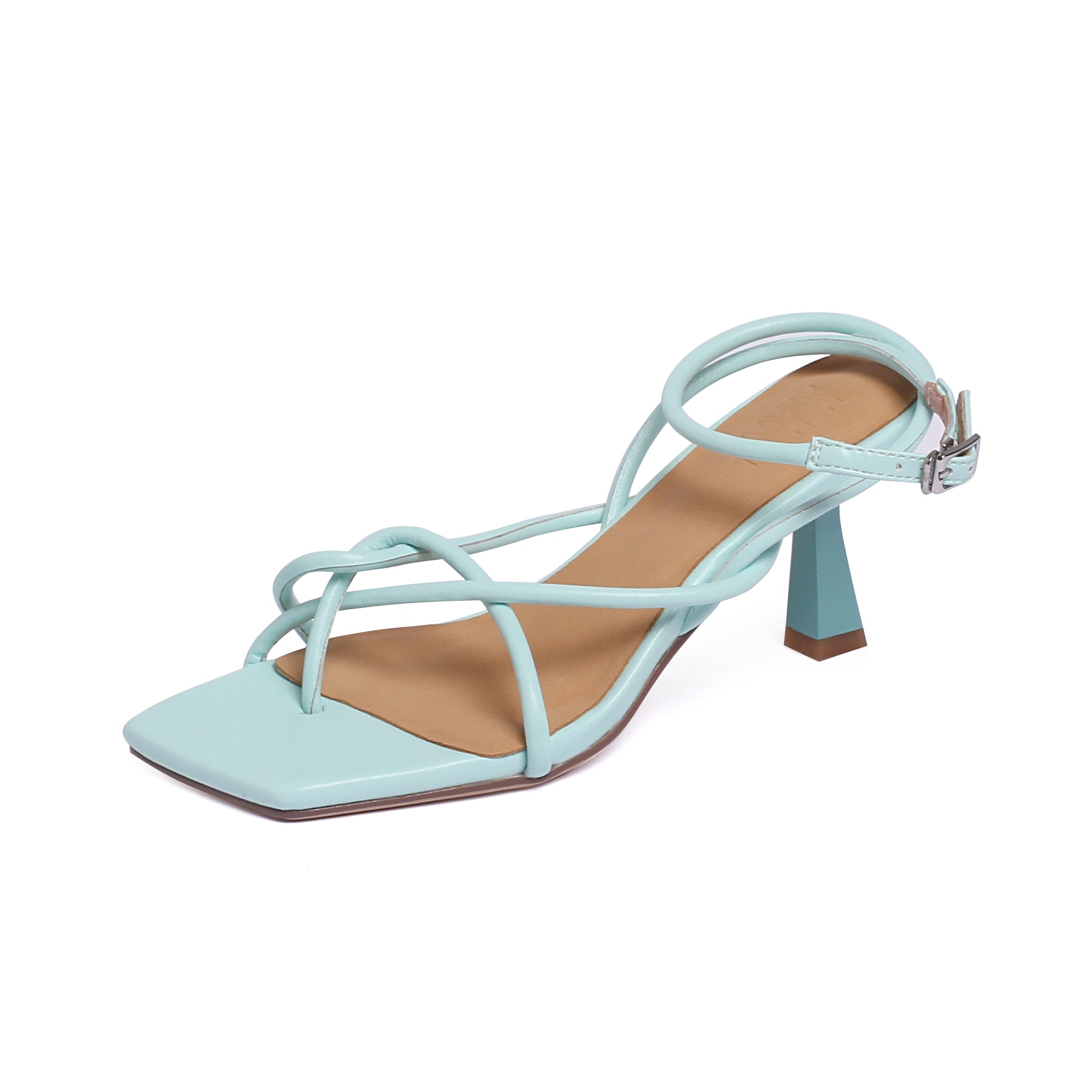 Women's Sandals New Roman Flip Flops With Skirt, Buckle And Thick Heel High Heels - WAlMYe #