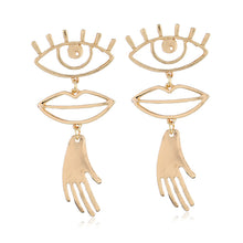 Load image into Gallery viewer, Eye mouth hand pendant earrings - WAlMYe #