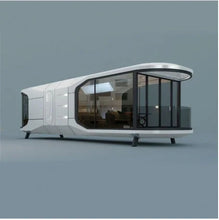 Load image into Gallery viewer, Prefab House space capsule bed hotel cabin prefab modular house camping capsule container home folding tiny Capsule House - WAlMYe #
