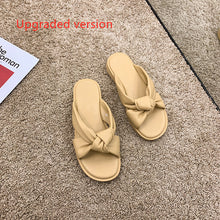 Load image into Gallery viewer, Simple Black Low-heel Soft-soled Slippers Summer - WAlMYe #