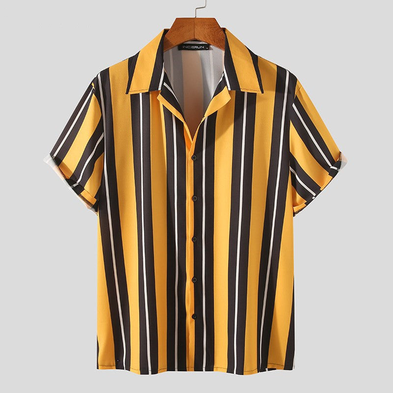 Soft Shirts For Men Shirt Mens Summer Streetwear Casual - WAlMYe #