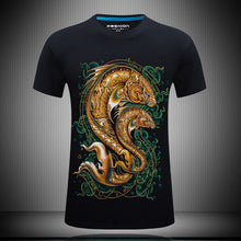 Load image into Gallery viewer, 3D printed short sleeve men's T-shirt - WAlMYe #
