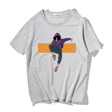 Load image into Gallery viewer, Short-sleeved T-shirt Men's All-match Loose Print Round Neck Japanese Style - WAlMYe #