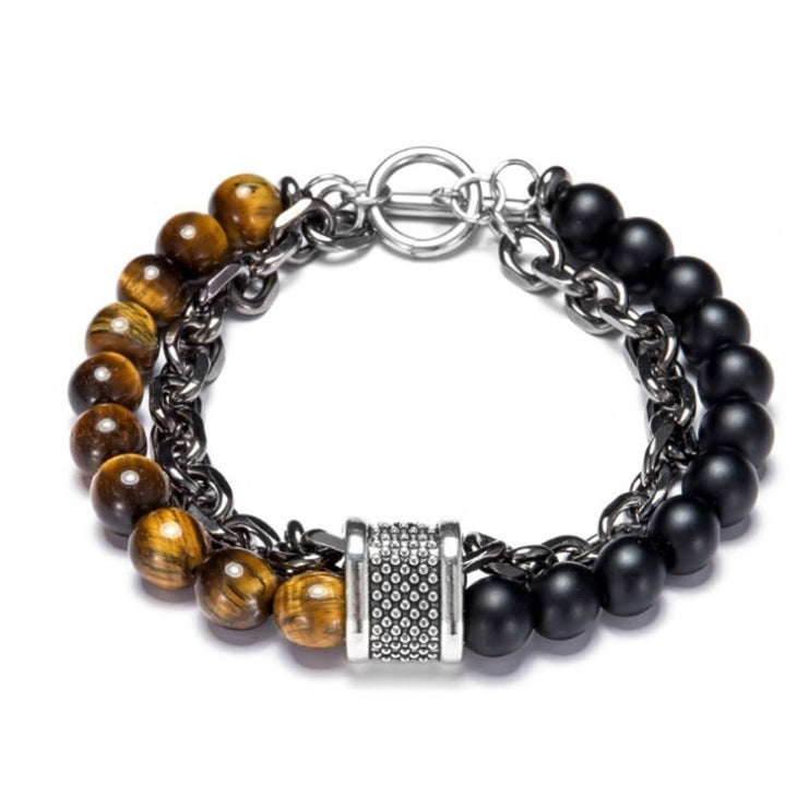 Beaded Chain Double Bracelet Bracelet - WAlMYe #