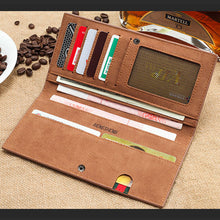 Load image into Gallery viewer, Men's Wallet Long Retro Thin Frosted Soft - WAlMYe #