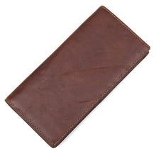 Load image into Gallery viewer, Men's Vintage Crazy Horse Leather Long Vertical Wallet - WAlMYe #