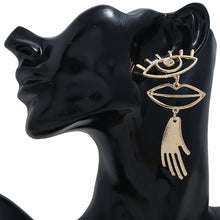 Load image into Gallery viewer, Eye mouth hand pendant earrings - WAlMYe #