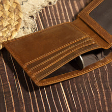 Load image into Gallery viewer, Men Wallet Horizontal Fashion Cephalic Layer Leather - WAlMYe #