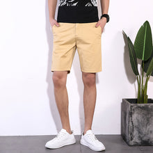 Load image into Gallery viewer, Men's Casual Cotton Solid Color Shorts - WAlMYe #