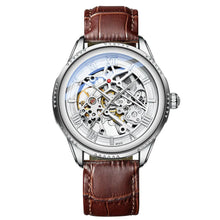 Load image into Gallery viewer, Automatic Mechanical Leather Hollow Men's Watch Simple Waterproof - WAlMYe #