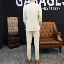 Load image into Gallery viewer, Casual Three-quarter Sleeve Small Suit Men's Jacket Thin Short-sleeved Suit - WAlMYe #