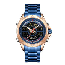 Load image into Gallery viewer, Dual Display Movement Luminous Week Calendar Chronograph Multi-function Men's Watch - WAlMYe #
