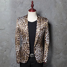 Load image into Gallery viewer, European And American Style Large Size Men's Printed Suit Jacket Korean Casual Cross-Border Amazon Jacket Spring And Autumn Models With A Buckle - WAlMYe #