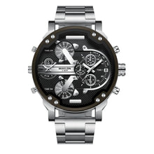 Load image into Gallery viewer, European And American Trendy Big Dial Two-place Personality Watch Men - WAlMYe #