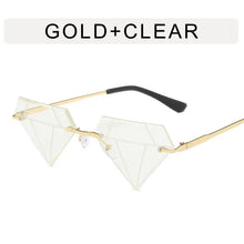 Load image into Gallery viewer, Frameless Personalized Women's Sunglasses Small Frame Live Broadcast Hot Funny Glasses - WAlMYe #