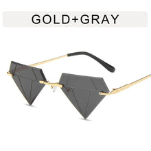 Load image into Gallery viewer, Frameless Personalized Women's Sunglasses Small Frame Live Broadcast Hot Funny Glasses - WAlMYe #