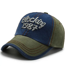 Load image into Gallery viewer, Korean Color Block Embroidery Baseball Cap - WAlMYe #