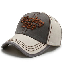 Load image into Gallery viewer, Korean Color Block Embroidery Baseball Cap - WAlMYe #