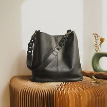 Load image into Gallery viewer, Leather Female Package Plant Tanned Cow Leather Large Capacity Handbag - WAlMYe #