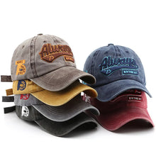 Load image into Gallery viewer, Letter Embroidery Baseball Cap Adjustable Size For Running Sports Workouts And Outdoor Activities Hat - WAlMYe #