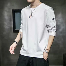 Load image into Gallery viewer, Long-sleeved T-shirt Men's Autumn Simple Loose Bottoming Shirt Autumn Clothes - WAlMYe #