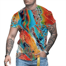 Load image into Gallery viewer, Men's 3D Printed Personalized Short Sleeved Round Neck - WAlMYe #