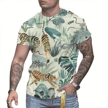 Load image into Gallery viewer, Men's 3D Printed Personalized Short Sleeved Round Neck - WAlMYe #
