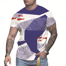 Load image into Gallery viewer, Men's 3D Printed Personalized Short Sleeved Round Neck - WAlMYe #