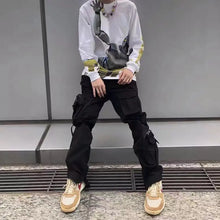 Load image into Gallery viewer, Men's And Women's Button-down Decorative Trousers - WAlMYe #