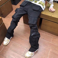 Load image into Gallery viewer, Men's And Women's Button-down Decorative Trousers - WAlMYe #