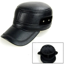 Load image into Gallery viewer, Men's Fashion Casual Fleece-lined Leather Hat - WAlMYe #