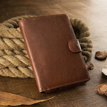 Load image into Gallery viewer, Men's Handmade Literary Vertical Leather Wallet - WAlMYe #