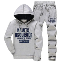Load image into Gallery viewer, Men's Hooded Letter Sweatshirt Set - WAlMYe #
