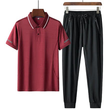Load image into Gallery viewer, Men's Short-sleeved Suit Summer Leisure Sports Two-piece Suit - WAlMYe #