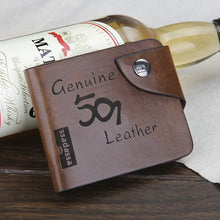 Load image into Gallery viewer, Men's Three-fold Creative Short Wallet - WAlMYe #