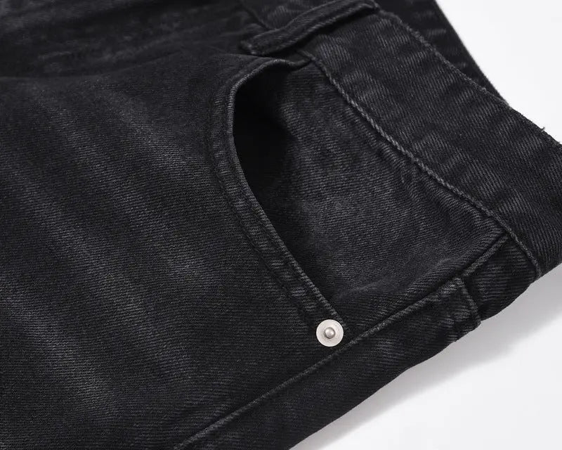 Men's Washed Old Torn Jeans - WAlMYe #